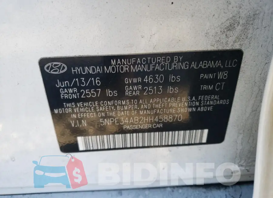 5NPE34AB2HH458870 Photo# 12
