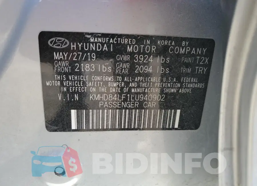 KMHD84LF1LU940902 Photo# 12