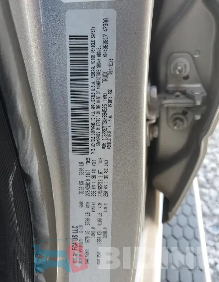1C6RREMT5KN894525 Photo# 12