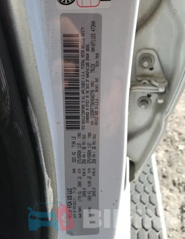 1C6SRFFT5KN546776 Photo# 12