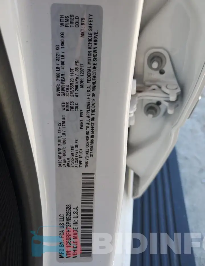 1C6SRFHT3PN522528 Photo# 13