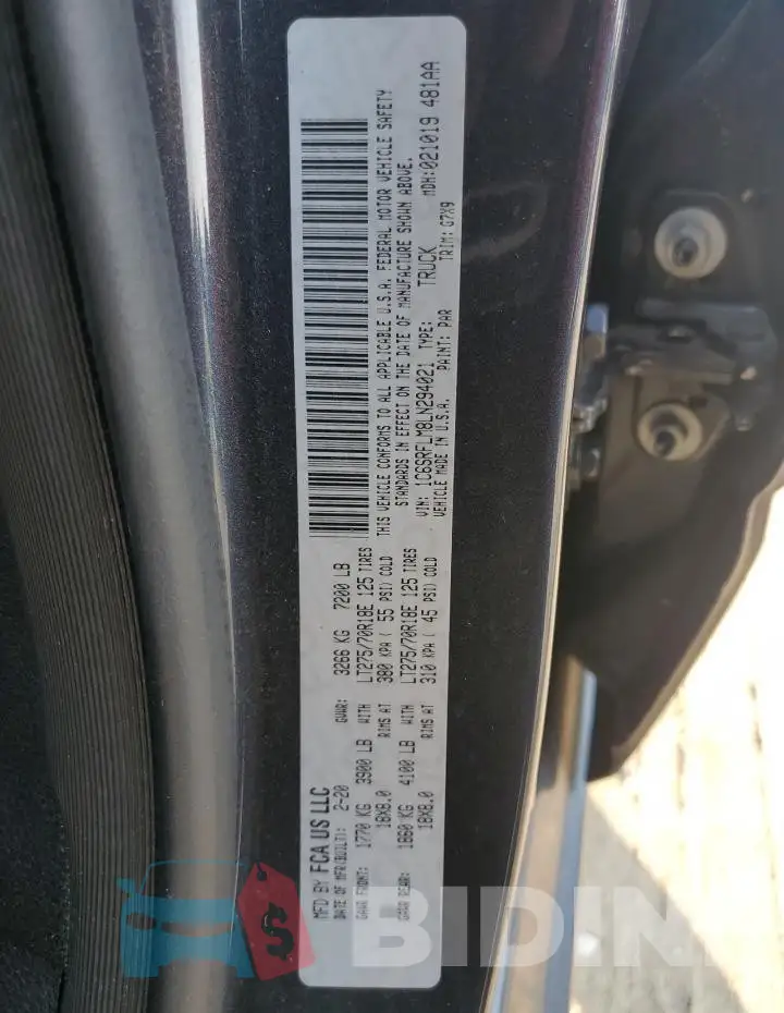1C6SRFLM8LN294021 Photo# 12
