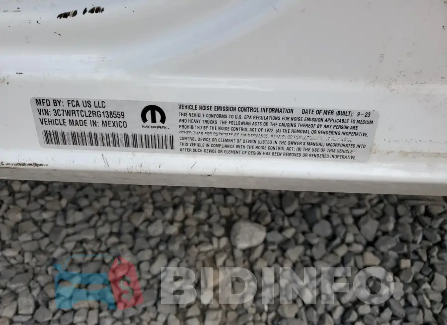 3C7WRTCL2RG138559 Photo# 12