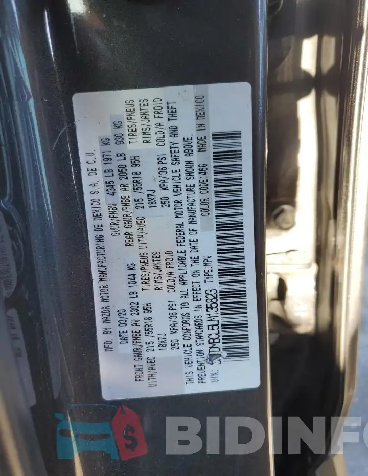 3MVDMBCL5LM135823 Photo# 13
