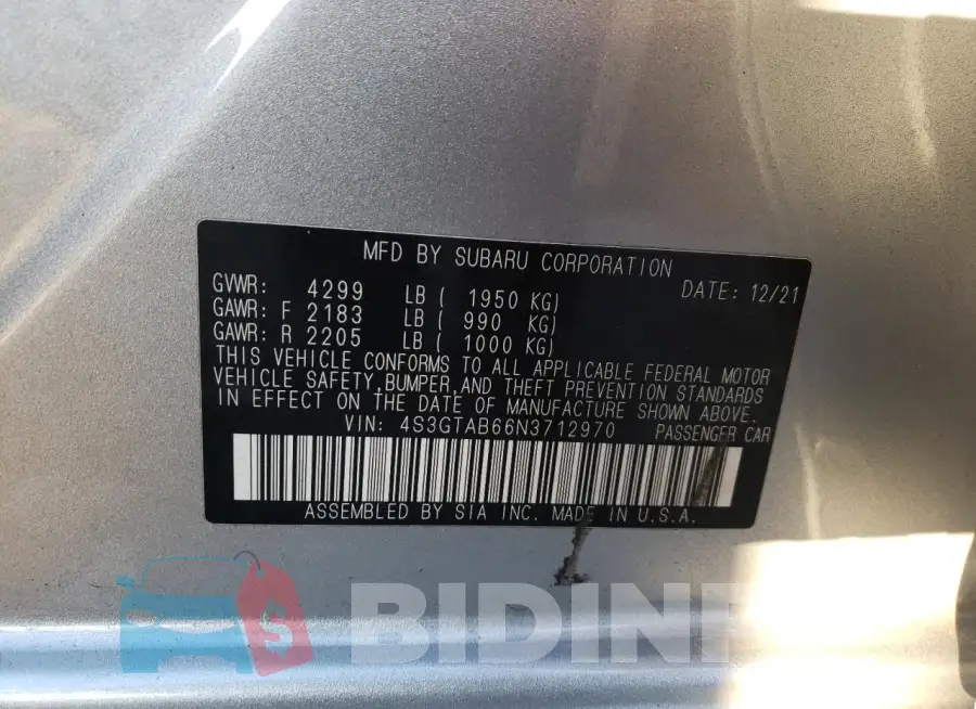 4S3GTAB66N3712970 Photo# 13