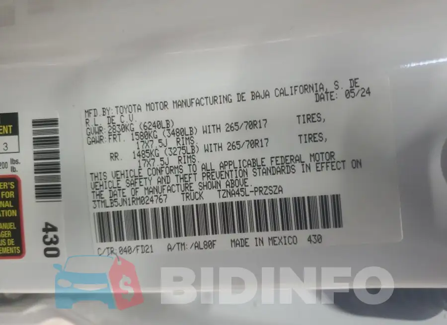 3TMLB5JN1RM024767 Photo# 12
