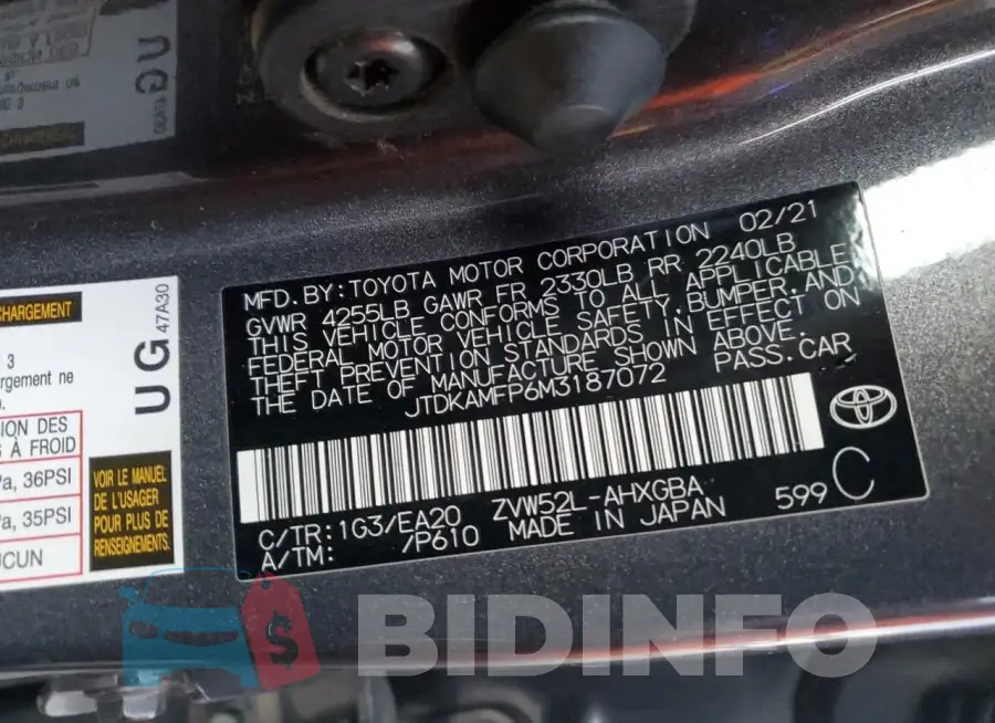 JTDKAMFP6M3187072 Photo# 12