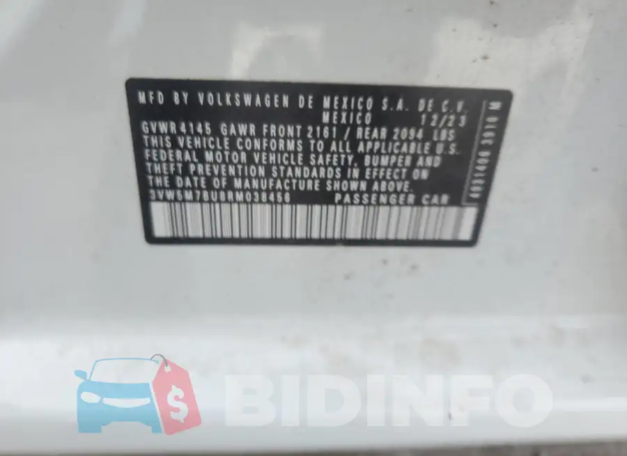 3VW5M7BU8RM038456 Photo# 12