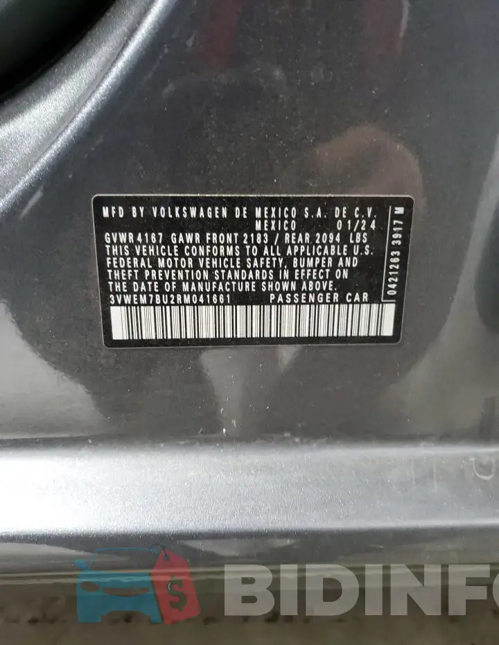 3VWEM7BU2RM041661 Photo# 12