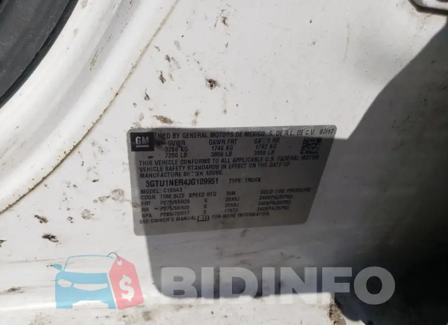 3GTU1NER4JG109951 Photo# 13