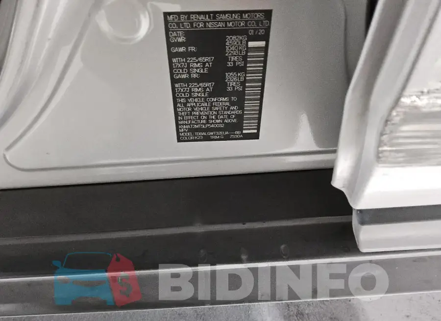 KNMAT2MT5LP540032 Photo# 13