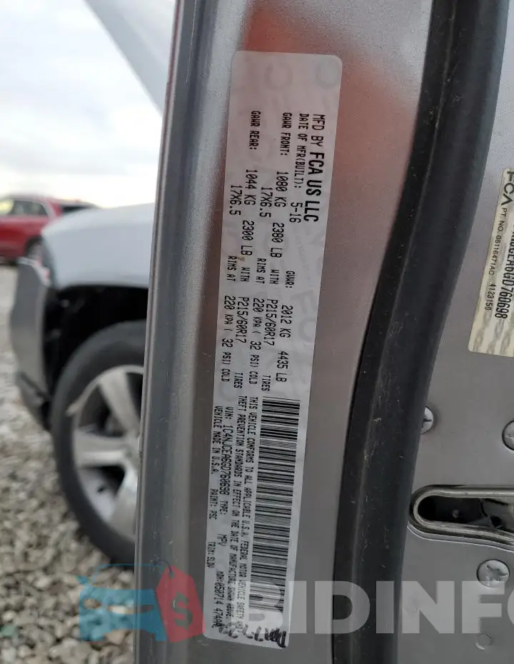 1C4NJCEA6GD760698 Photo# 13