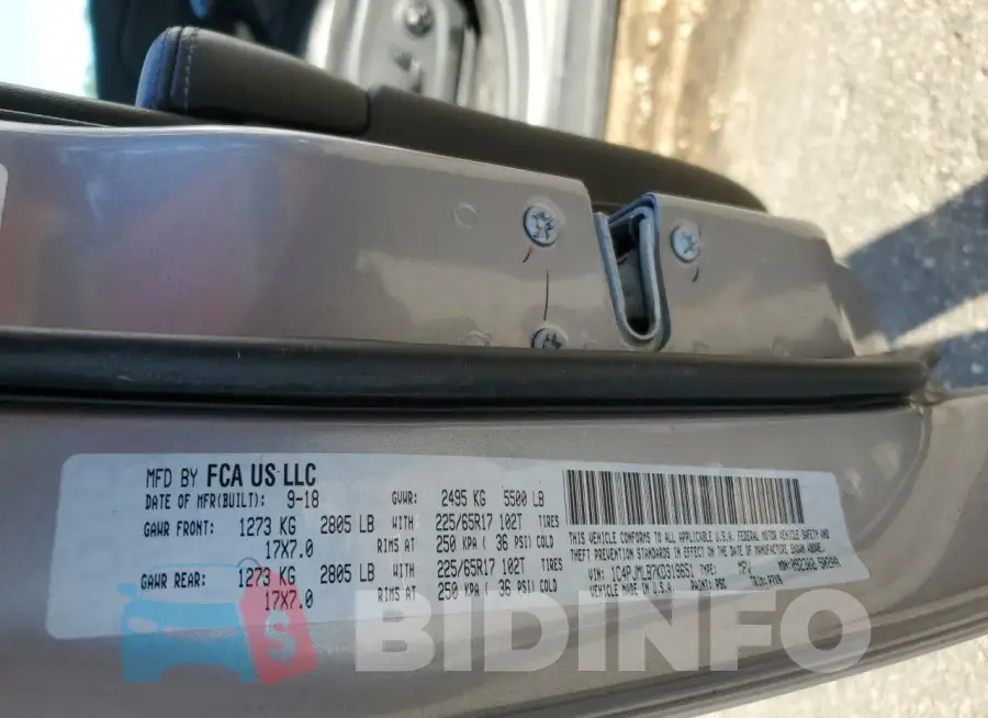 1C4PJMLB7KD319651 Photo# 14