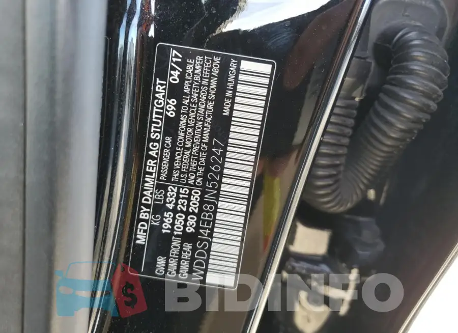 WDDSJ4EB8JN526247 Photo# 12