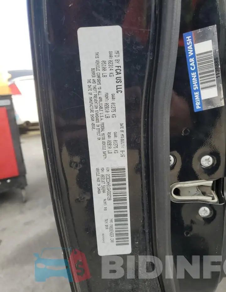 2C3CDXHG1GH332728 Photo# 12