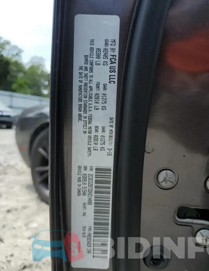 2C3CDZBT2GH214088 Photo# 12