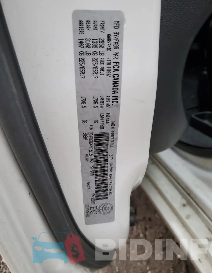 2C4RDGBG4HR702130 Photo# 13