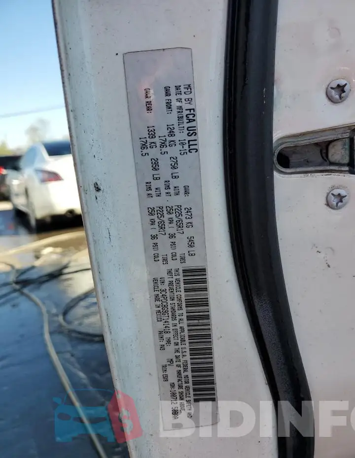 3C4PDCBG9GT141418 Photo# 14