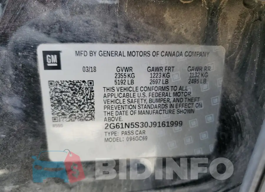 2G61N5S30J9161999 Photo# 13