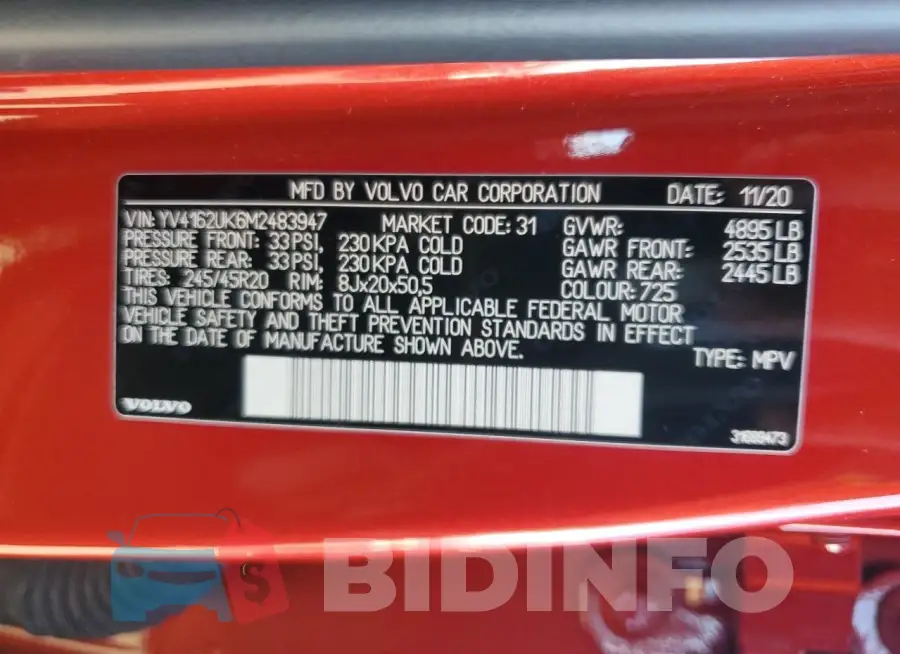 YV4162UK6M2483947 Photo# 13