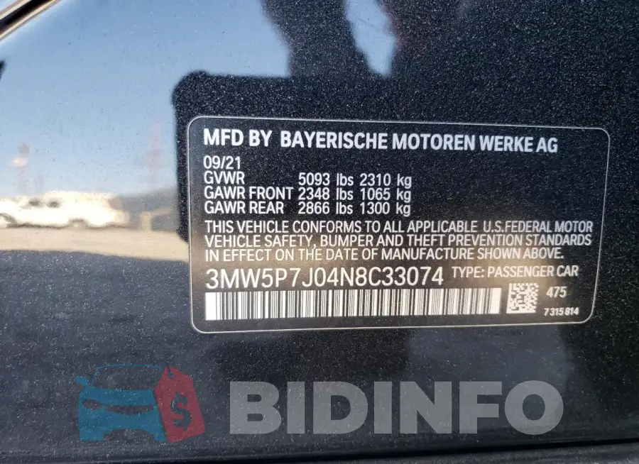 3MW5P7J04N8C33074 Photo# 12