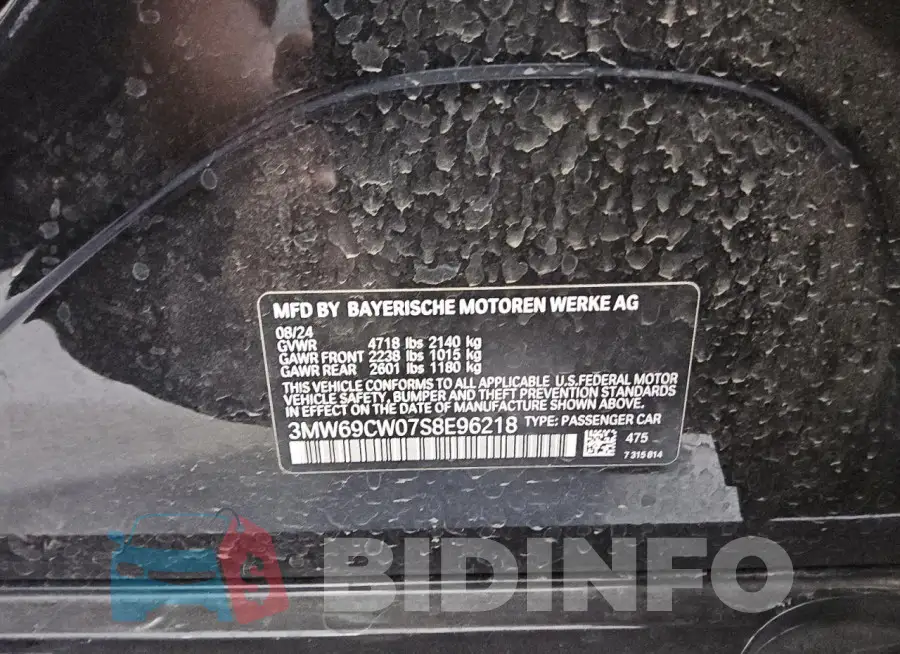 3MW69CW07S8E96218 Photo# 13