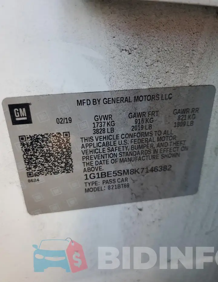 1G1BE5SM8K7146382 Photo# 12