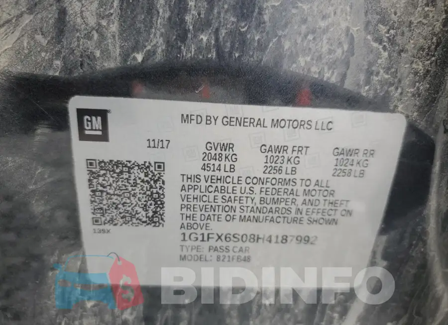 1G1FX6S08H4187992 Photo# 13
