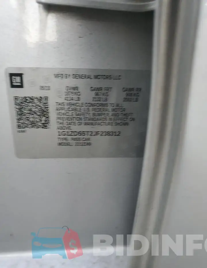 1G1ZD5ST2JF238312 Photo# 12