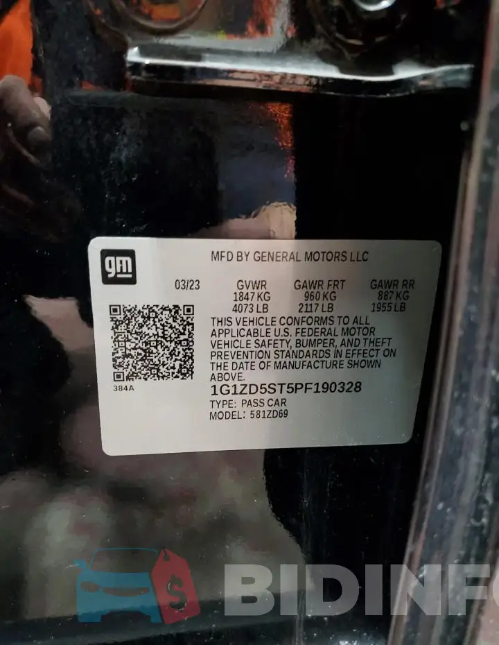 1G1ZD5ST5PF190328 Photo# 12