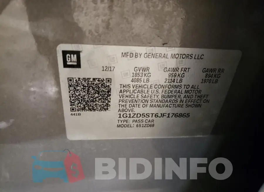 1G1ZD5ST6JF176865 Photo# 12