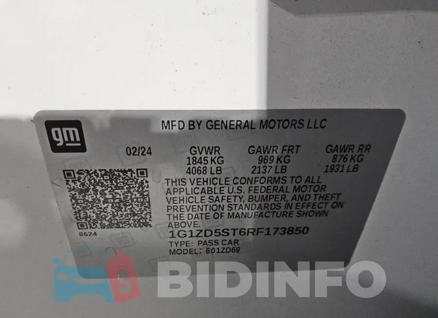 1G1ZD5ST6RF173850 Photo# 12