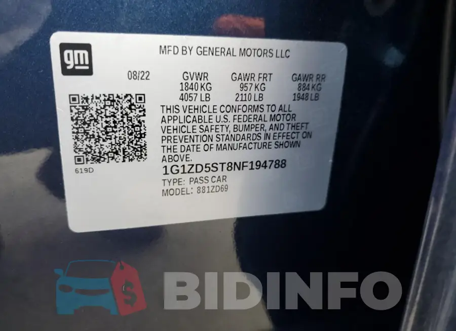 1G1ZD5ST8NF194788 Photo# 12