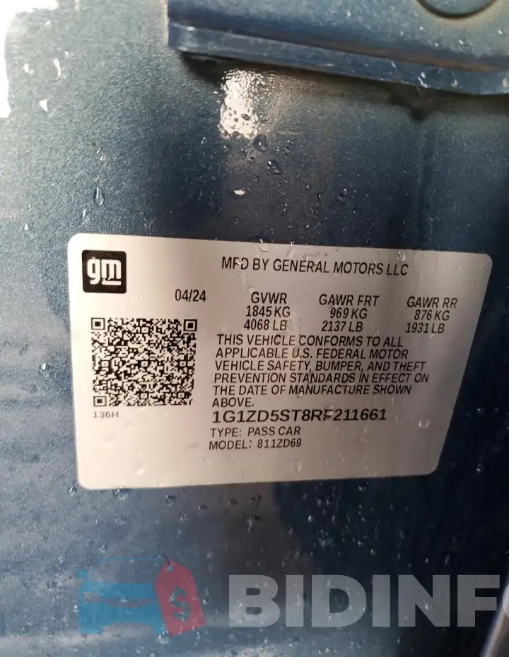 1G1ZD5ST8RF211661 Photo# 12