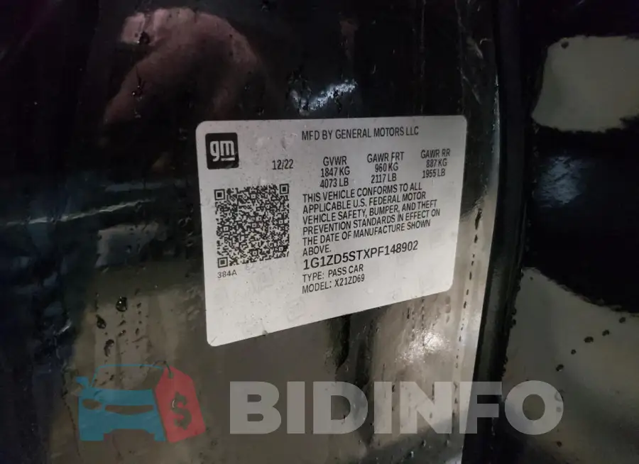 1G1ZD5STXPF148902 Photo# 12