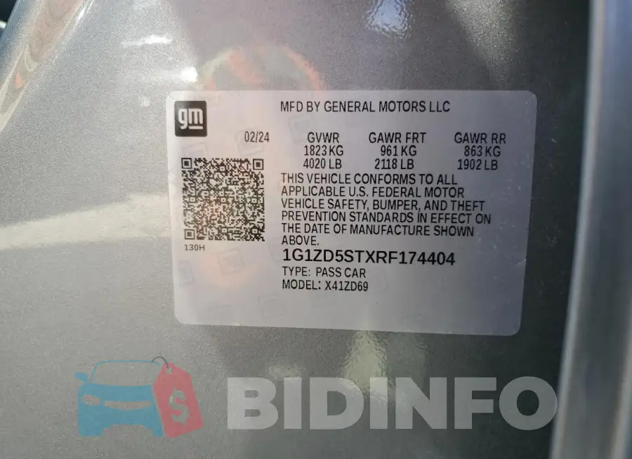 1G1ZD5STXRF174404 Photo# 13