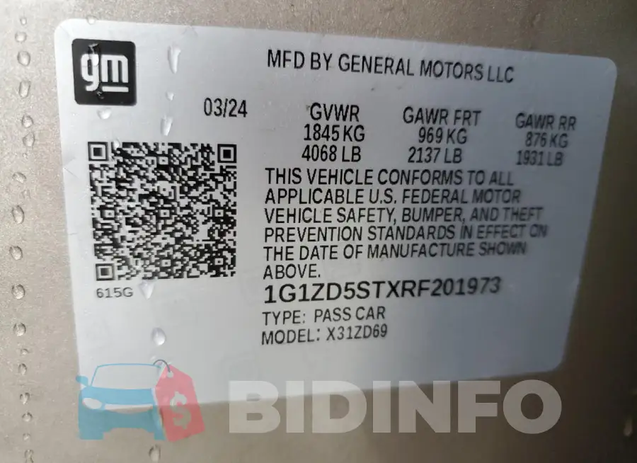 1G1ZD5STXRF201973 Photo# 12