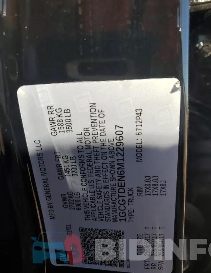 1GCGTDEN6M1229607 Photo# 12