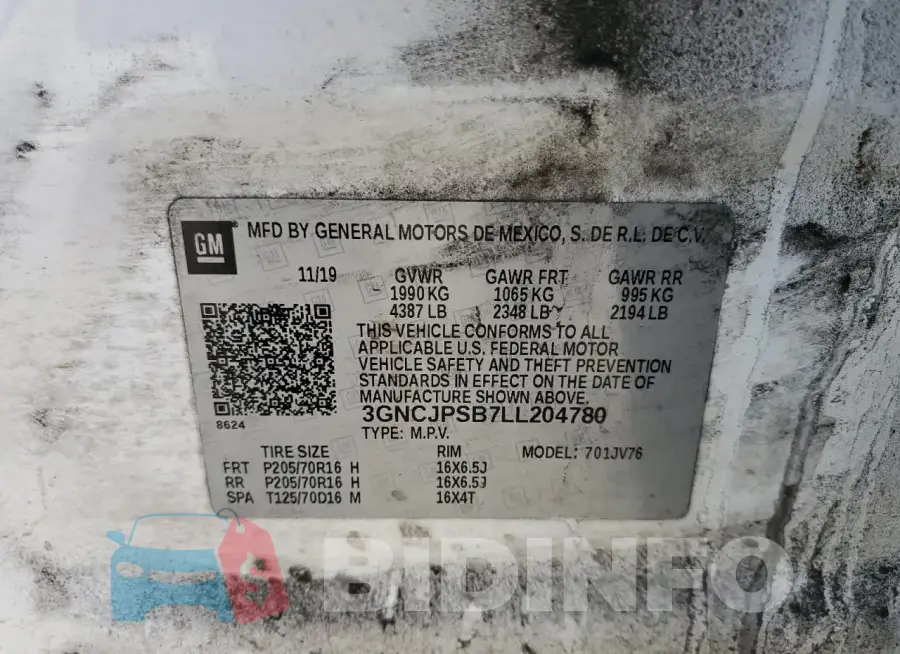 3GNCJPSB7LL204780 Photo# 12