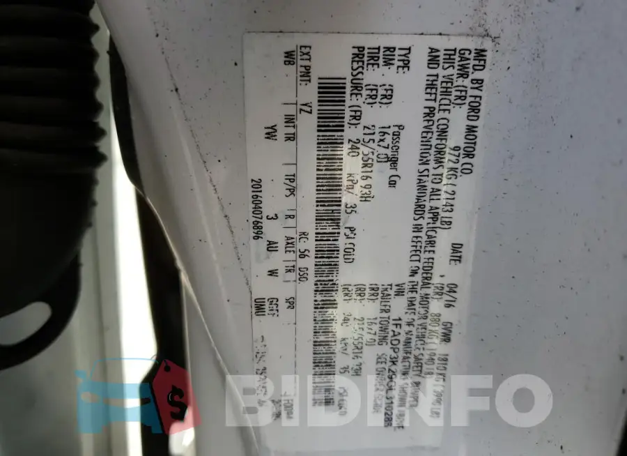 1FADP3K29GL310286 Photo# 12