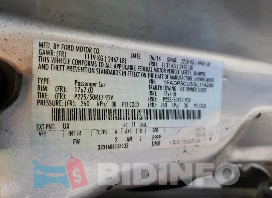 1FADP5CU5GL114289 Photo# 12