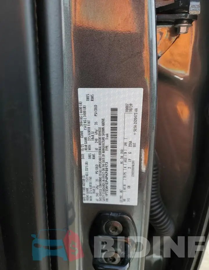 1FTEW1EP4PKF69173 Photo# 12