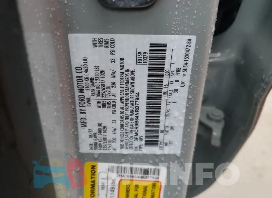 3FMCR9B64NRD77944 Photo# 13