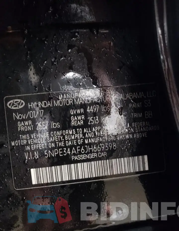 5NPE34AF6JH669398 Photo# 13
