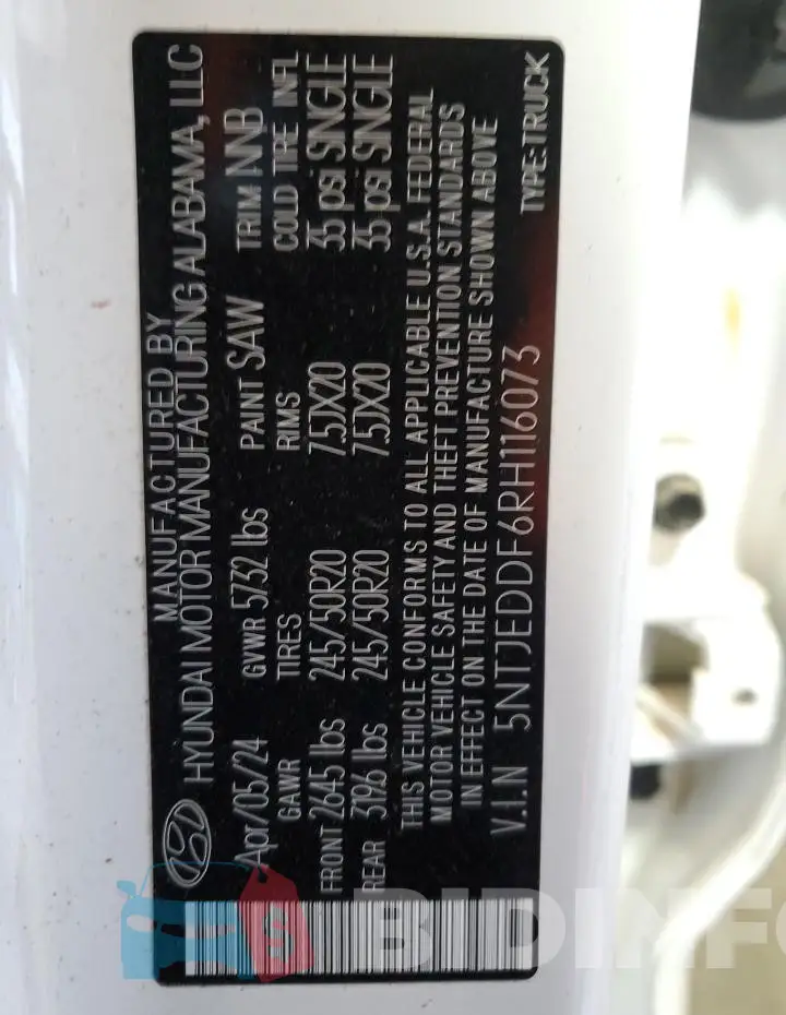 5NTJEDDF6RH116073 Photo# 13