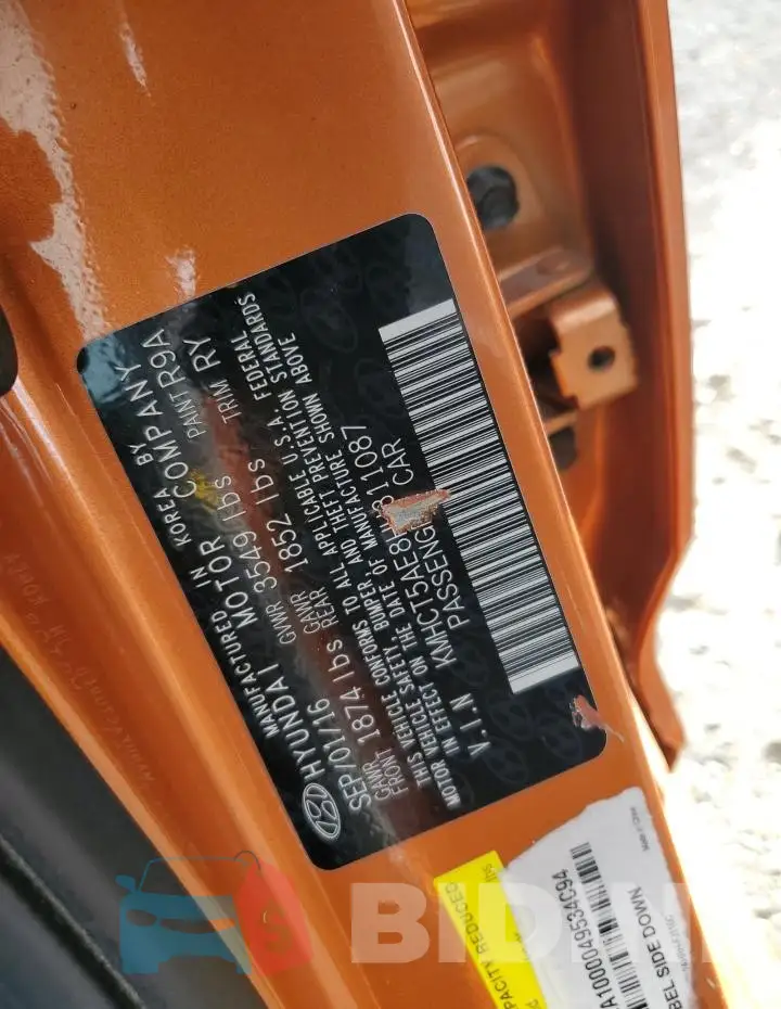 KMHCT5AE8HU311087 Photo# 13