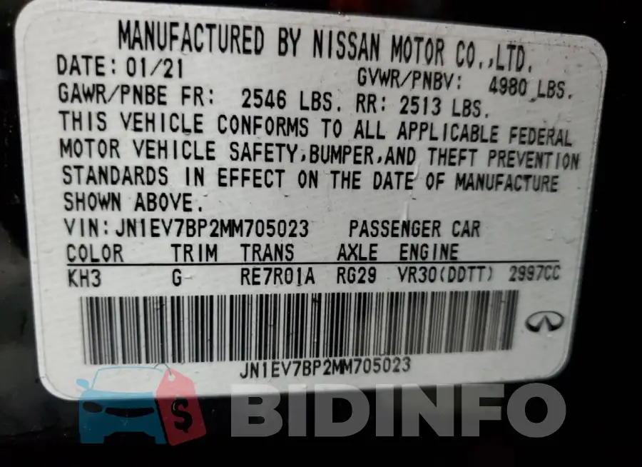 JN1EV7BP2MM705023 Photo# 12