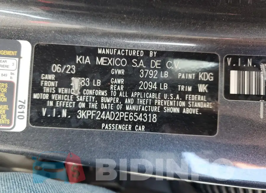 3KPF24AD2PE654318 Photo# 12