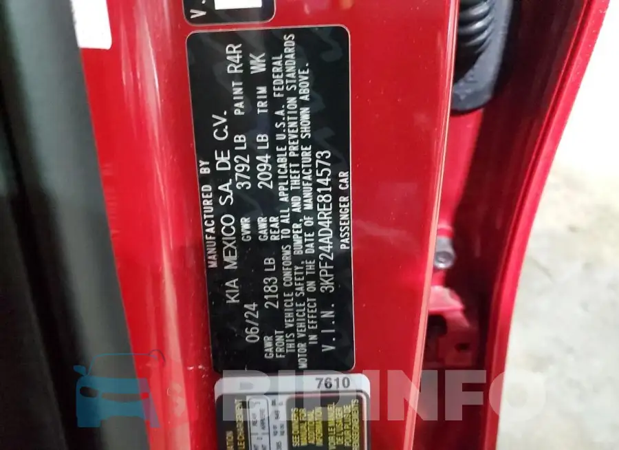 3KPF24AD4RE814573 Photo# 12