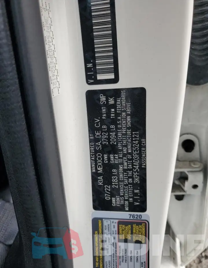 3KPF54AD3PE524121 Photo# 13